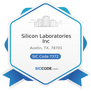 Silicon Laboratories Inc - SIC Code 7372 - Prepackaged Software