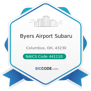 Byers Airport Subaru - NAICS Code 441110 - New Car Dealers