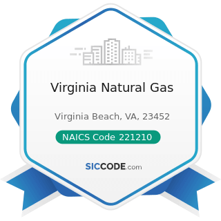 Virginia Natural Gas - NAICS Code 221210 - Natural Gas Distribution