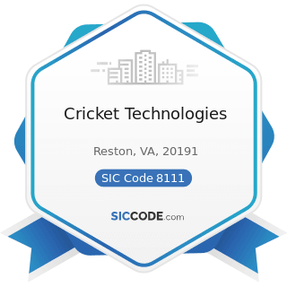 Cricket Technologies - SIC Code 8111 - Legal Services