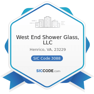 West End Shower Glass, LLC - SIC Code 3088 - Plastics Plumbing Fixtures
