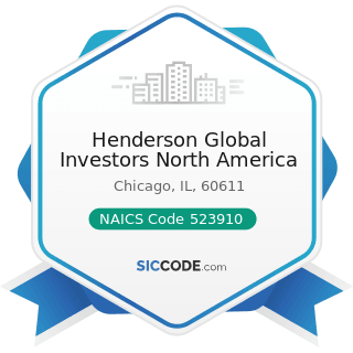Henderson Global Investors North America - NAICS Code 523910 - Miscellaneous Intermediation
