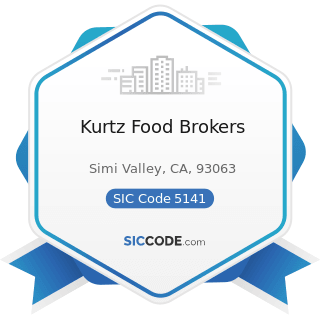 Kurtz Food Brokers - SIC Code 5141 - Groceries, General Line