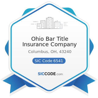 Ohio Bar Title Insurance Company - SIC Code 6541 - Title Abstract Offices