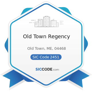 Old Town Regency - SIC Code 2451 - Mobile Homes