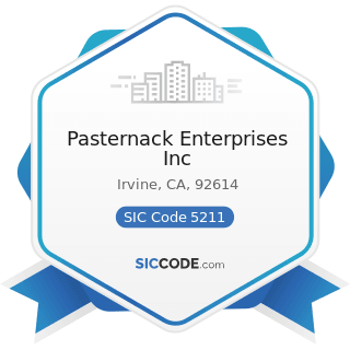 Pasternack Enterprises Inc - SIC Code 5211 - Lumber and other Building Materials Dealers