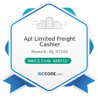 Apl Limited Freight Cashier - NAICS Code 488510 - Freight Transportation Arrangement