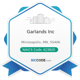Garlands Inc - NAICS Code 423820 - Farm and Garden Machinery and Equipment Merchant Wholesalers
