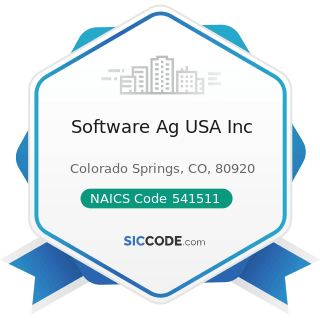 Software Ag USA Inc - NAICS Code 541511 - Custom Computer Programming Services
