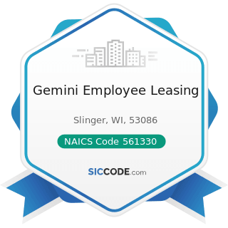 Gemini Employee Leasing - NAICS Code 561330 - Professional Employer Organizations