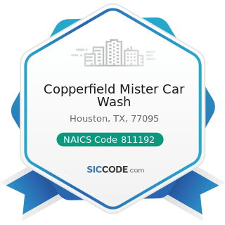 Copperfield Mister Car Wash - NAICS Code 811192 - Car Washes
