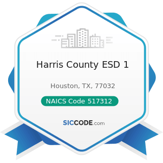 Harris County ESD 1 - NAICS Code 517312 - Wireless Telecommunications Carriers (except Satellite)