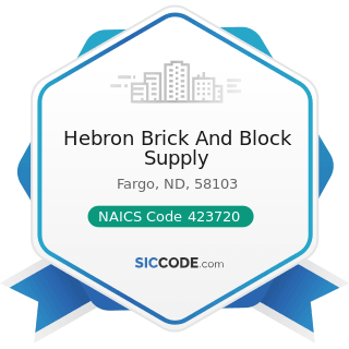 Hebron Brick And Block Supply - NAICS Code 423720 - Plumbing and Heating Equipment and Supplies...