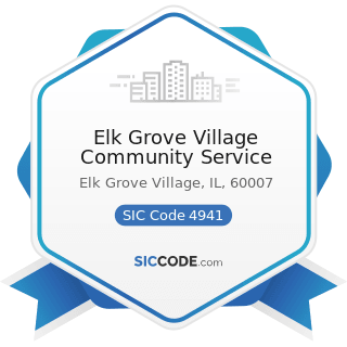 Elk Grove Village Community Service - SIC Code 4941 - Water Supply