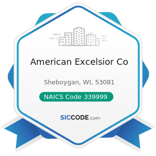 American Excelsior Co - NAICS Code 339999 - All Other Miscellaneous Manufacturing