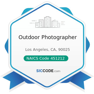 Outdoor Photographer - NAICS Code 451212 - News Dealers and Newsstands