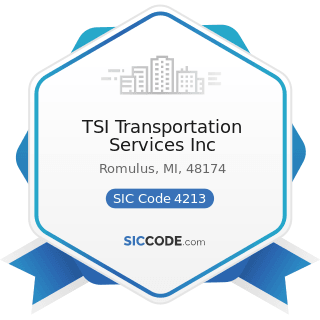 TSI Transportation Services Inc - SIC Code 4213 - Trucking, except Local