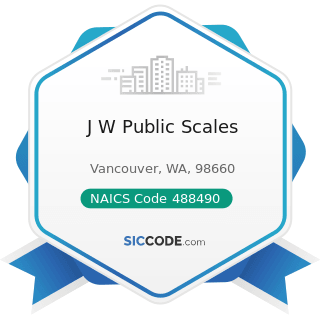 J W Public Scales - NAICS Code 488490 - Other Support Activities for Road Transportation