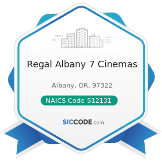 Regal Albany 7 Cinemas - NAICS Code 512131 - Motion Picture Theaters (except Drive-Ins)