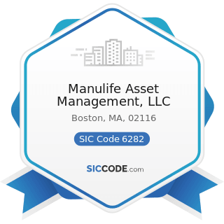 Manulife Asset Management, LLC - SIC Code 6282 - Investment Advice