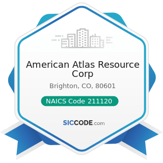 American Atlas Resource Corp - NAICS Code 211120 - Crude Petroleum Extraction 