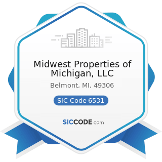 Midwest Properties of Michigan, LLC - SIC Code 6531 - Real Estate Agents and Managers
