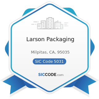 Larson Packaging - SIC Code 5031 - Lumber, Plywood, Millwork, and Wood Panels