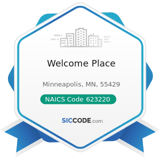 Welcome Place - NAICS Code 623220 - Residential Mental Health and Substance Abuse Facilities