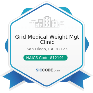 Grid Medical Weight Mgt Clinic - NAICS Code 812191 - Diet and Weight Reducing Centers