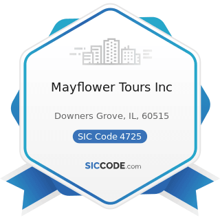 Mayflower Tours Inc - SIC Code 4725 - Tour Operators