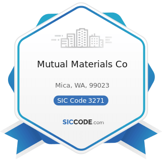 Mutual Materials Co - SIC Code 3271 - Concrete Block and Brick