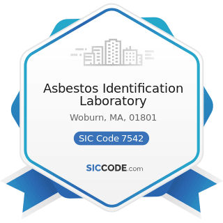 Asbestos Identification Laboratory - SIC Code 7542 - Car Washes