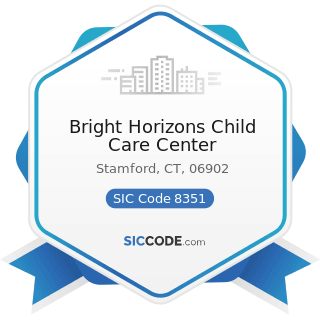 Bright Horizons Child Care Center - SIC Code 8351 - Child Day Care Services