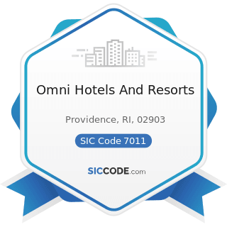 Omni Hotels And Resorts - SIC Code 7011 - Hotels and Motels