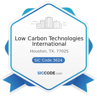 Low Carbon Technologies International - SIC Code 3624 - Carbon and Graphite Products