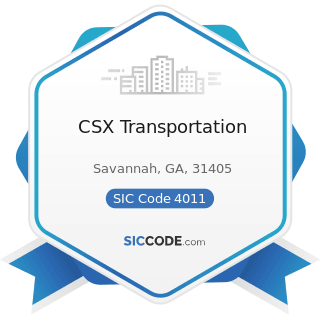 CSX Transportation - SIC Code 4011 - Railroads, Line-Haul Operating