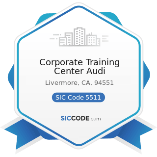 Corporate Training Center Audi - SIC Code 5511 - Motor Vehicle Dealers (New and Used)