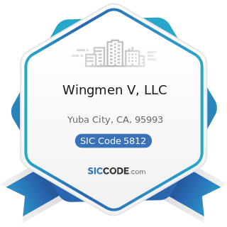 Wingmen V, LLC - SIC Code 5812 - Eating Places
