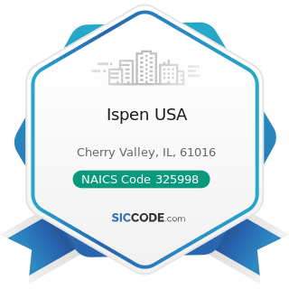 Ispen USA - NAICS Code 325998 - All Other Miscellaneous Chemical Product and Preparation...