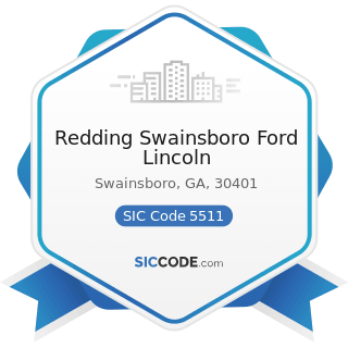 Redding Swainsboro Ford Lincoln - SIC Code 5511 - Motor Vehicle Dealers (New and Used)