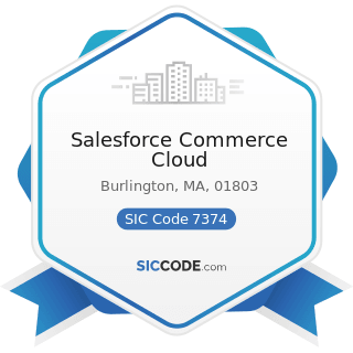 Salesforce Commerce Cloud - SIC Code 7374 - Computer Processing and Data Preparation and...