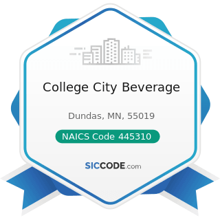 College City Beverage - NAICS Code 445310 - Beer, Wine, and Liquor Stores