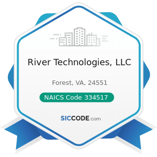 River Technologies, LLC - NAICS Code 334517 - Irradiation Apparatus Manufacturing