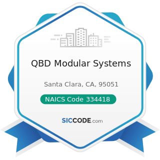 QBD Modular Systems - NAICS Code 334418 - Printed Circuit Assembly (Electronic Assembly)...