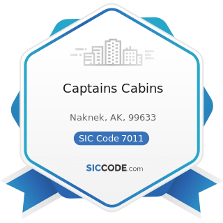 Captains Cabins - SIC Code 7011 - Hotels and Motels