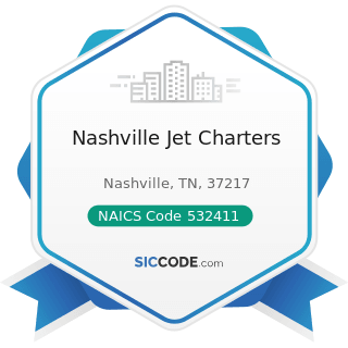 Nashville Jet Charters - NAICS Code 532411 - Commercial Air, Rail, and Water Transportation...