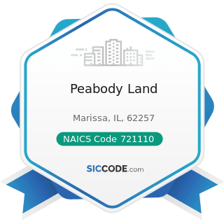 Peabody Land - NAICS Code 721110 - Hotels (except Casino Hotels) and Motels