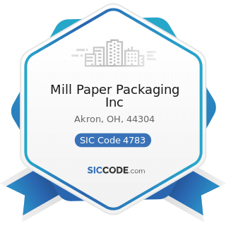 Mill Paper Packaging Inc - SIC Code 4783 - Packing and Crating