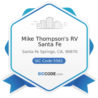 Mike Thompson's RV Santa Fe - SIC Code 5561 - Recreation Vehicle Dealers
