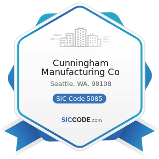 Cunningham Manufacturing Co - SIC Code 5085 - Industrial Supplies